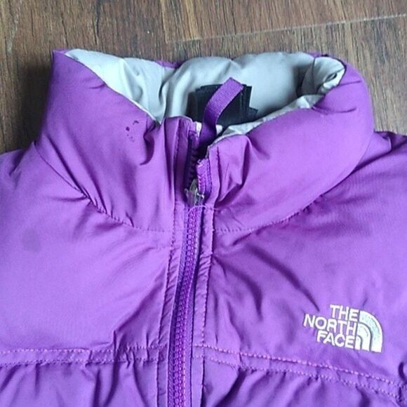 The North Face down puffer zip jacket sz 14-16 - Picture 2 of 5